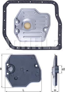 KNECHT HX 245D - Hydrauliikkasuodatin, automaattivaihteisto inparts.fi