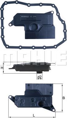 KNECHT HX 266D - Hydrauliikkasuodatin, automaattivaihteisto inparts.fi