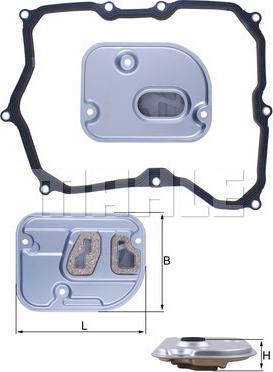 KNECHT HX 236D - Hydrauliikkasuodatin, automaattivaihteisto inparts.fi