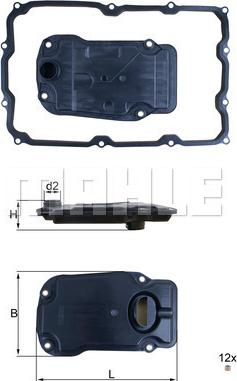 KNECHT HX 271D - Hydrauliikkasuodatin, automaattivaihteisto inparts.fi