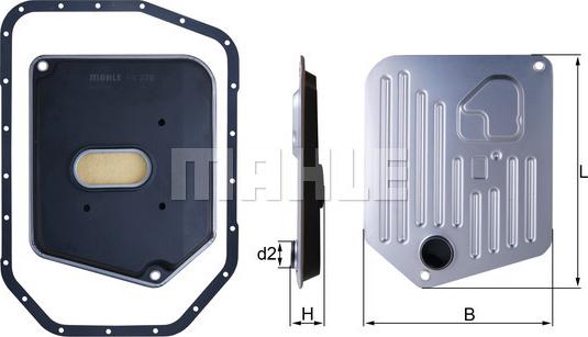 KNECHT HX 278D - Hydrauliikkasuodatin, automaattivaihteisto inparts.fi