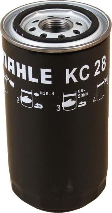 MAHLE KC 28 - Polttoainesuodatin inparts.fi