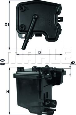 KNECHT KL 431D - Polttoainesuodatin inparts.fi