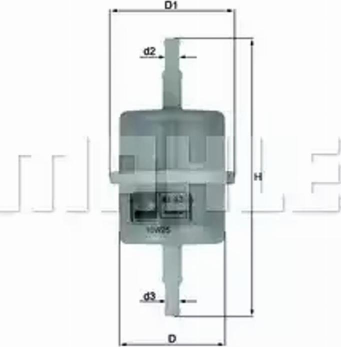 KNECHT KL 63 OF - Polttoainesuodatin inparts.fi