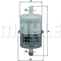 KNECHT KL 150 OF - Polttoainesuodatin inparts.fi