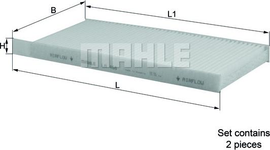 KNECHT LA 468/S - Suodatin, sisäilma inparts.fi