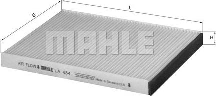 KNECHT LA 484 - Suodatin, sisäilma inparts.fi