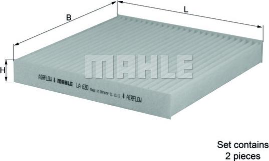 KNECHT LA 630/S - Suodatin, sisäilma inparts.fi