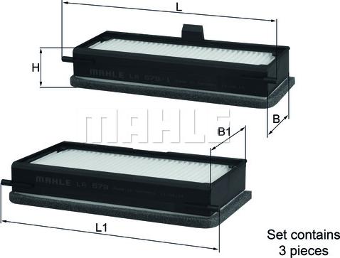 KNECHT LA 679/S - Suodatin, sisäilma inparts.fi