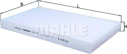 KNECHT LA 229 - Suodatin, sisäilma inparts.fi