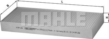 KNECHT LA 279 - Suodatin, sisäilma inparts.fi