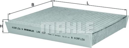 KNECHT LAK 457 - Suodatin, sisäilma inparts.fi