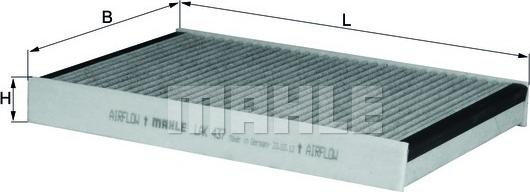 KNECHT LAK 437 - Suodatin, sisäilma inparts.fi