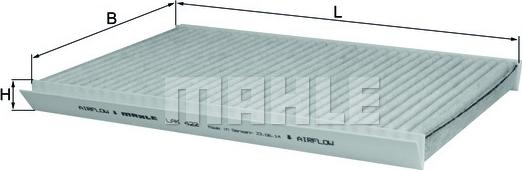 KNECHT LAK 422 - Suodatin, sisäilma inparts.fi