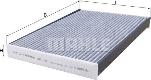 KNECHT LAK 1162 - Suodatin, sisäilma inparts.fi