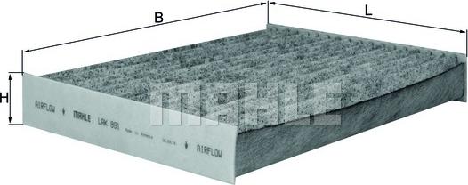 KNECHT LAK 891 - Suodatin, sisäilma inparts.fi