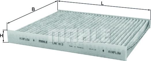 KNECHT LAK 813 - Suodatin, sisäilma inparts.fi