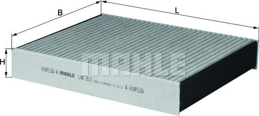 KNECHT LAK 812 - Suodatin, sisäilma inparts.fi