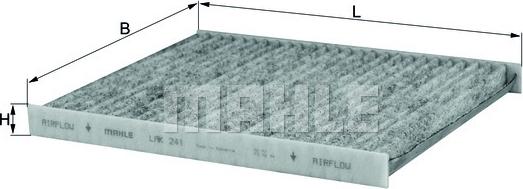 KNECHT LAK 241 - Suodatin, sisäilma inparts.fi