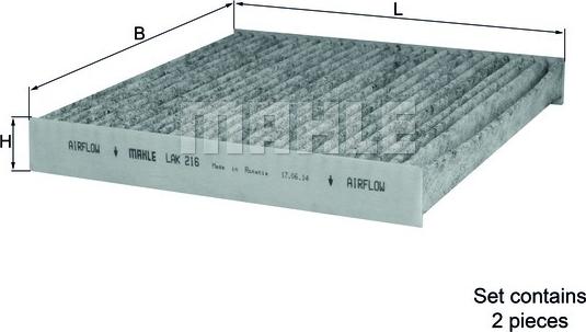 KNECHT LAK 216 - Suodatin, sisäilma inparts.fi