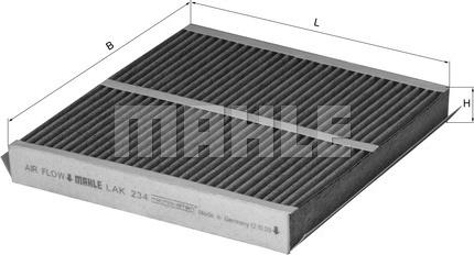 KNECHT LAK 234 - Suodatin, sisäilma inparts.fi