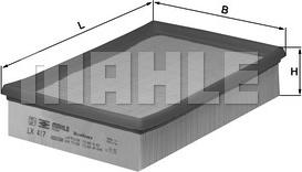 KNECHT LX 417 - Ilmansuodatin inparts.fi