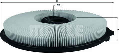 KNECHT LX 544 - Ilmansuodatin inparts.fi