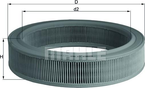 KNECHT LX 568 - Ilmansuodatin inparts.fi