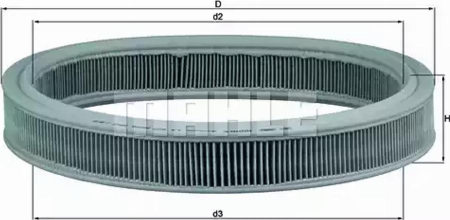 KNECHT LX 527 - Ilmansuodatin inparts.fi