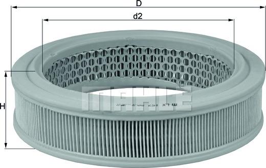 KNECHT LX 157 - Ilmansuodatin inparts.fi