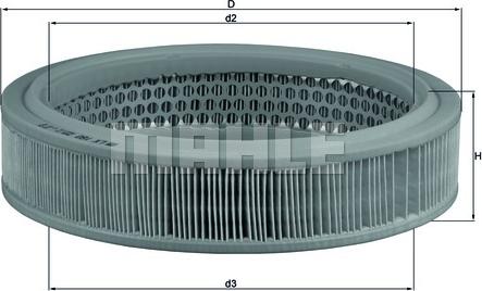 KNECHT LX 160 - Ilmansuodatin inparts.fi