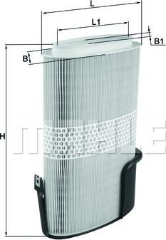 KNECHT LX 1009/6 - Ilmansuodatin inparts.fi