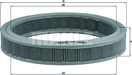 KNECHT LX 115 - Ilmansuodatin inparts.fi