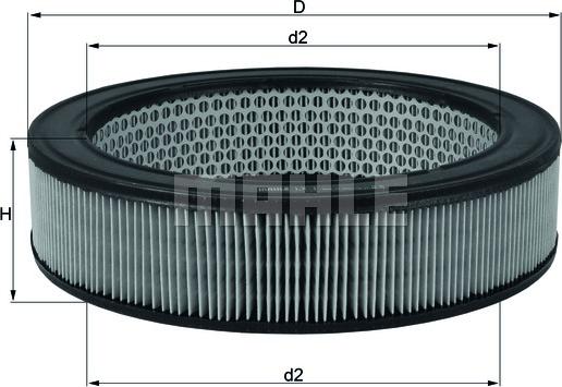 KNECHT LX 1 - Ilmansuodatin inparts.fi