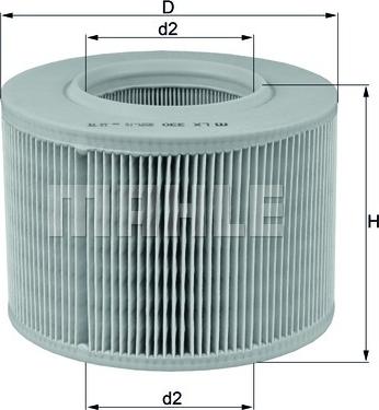 KNECHT LX 330 - Ilmansuodatin inparts.fi