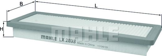 KNECHT LX 2033 - Ilmansuodatin inparts.fi