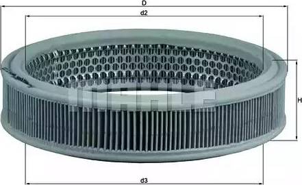 KNECHT LX 215 - Ilmansuodatin inparts.fi