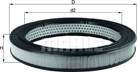 KNECHT LX 210 - Ilmansuodatin inparts.fi