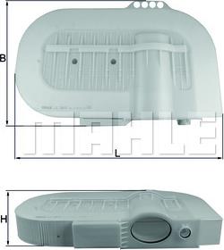 KNECHT LX 2810 - Ilmansuodatin inparts.fi