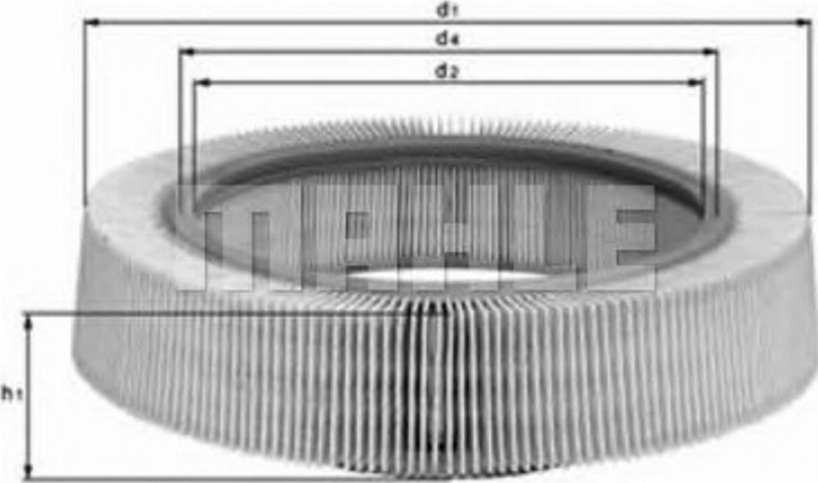 KNECHT LX 235 - Ilmansuodatin inparts.fi