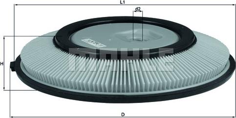 KNECHT LX 724 - Ilmansuodatin inparts.fi