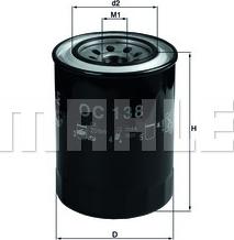 KNECHT OC 138 - Öljynsuodatin inparts.fi