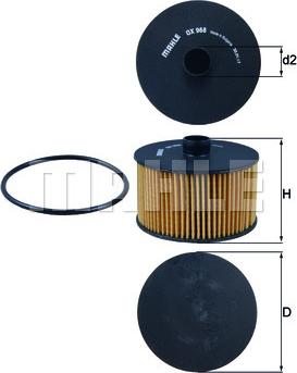 KNECHT OX 968D - Öljynsuodatin inparts.fi