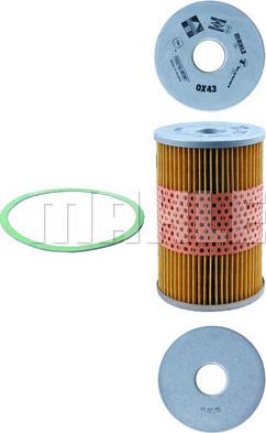 KNECHT OX 43D - Öljynsuodatin inparts.fi