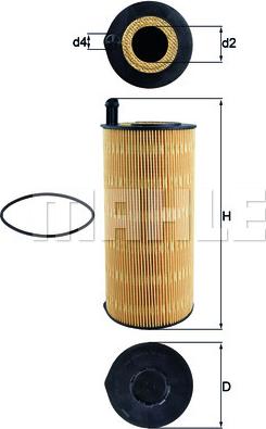 KNECHT OX 423/9D - Öljynsuodatin inparts.fi