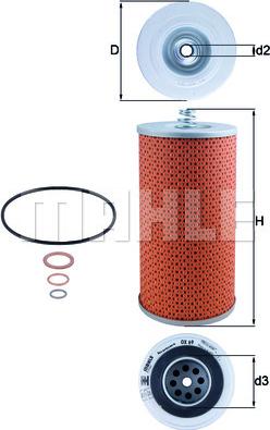 KNECHT OX 69D - Öljynsuodatin inparts.fi