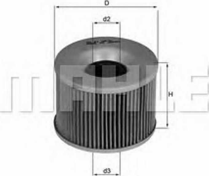 KNECHT OX 61 - Öljynsuodatin inparts.fi