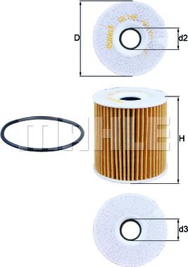 KNECHT OX 149D - Öljynsuodatin inparts.fi