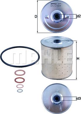 KNECHT OX 85D - Öljynsuodatin inparts.fi