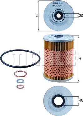 KNECHT OX 32D - Öljynsuodatin inparts.fi